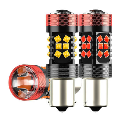 1156 φω'τα ουρών των οδηγήσεων αυτοκινήτων T20 7440 6500K 30pcs 1500lm